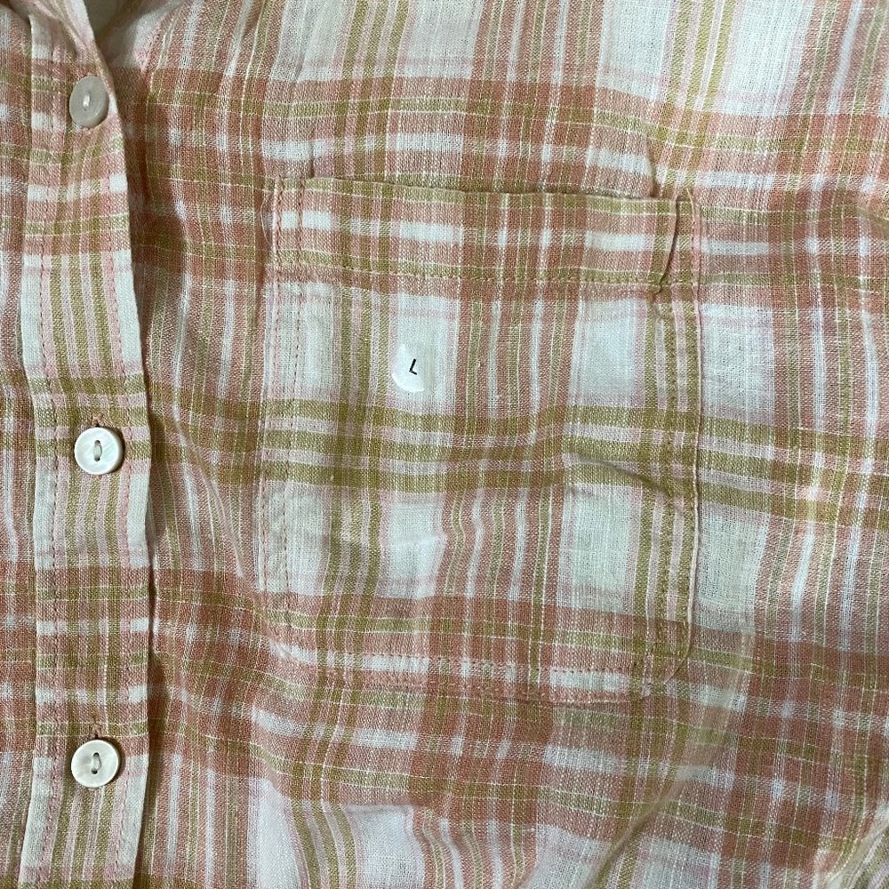 NEW American Eagle Linen Oversized Shirt L - Picture 11 of 14